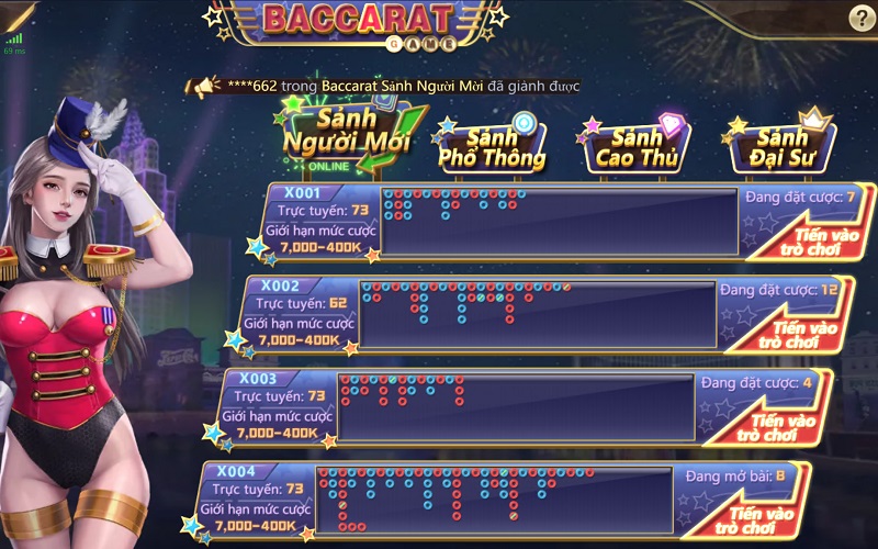 Baccarat không hoa hồng