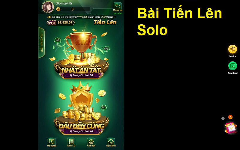 Bài Tiến Lên Solo