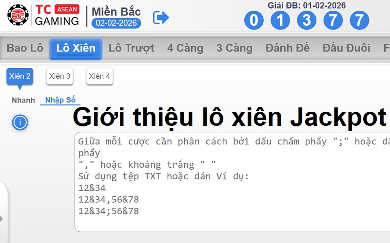 Lô xiên Jackpot Vi68: Giải mã cách chơi săn thưởng lớn 2026