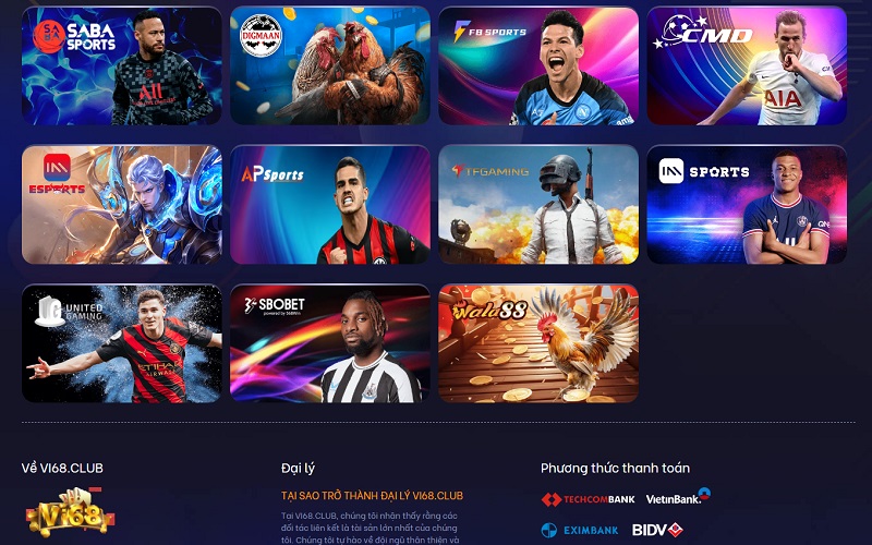 Cá cược Tennis Vi68: Đa dạng kèo cược, odds cao, rút nhanh